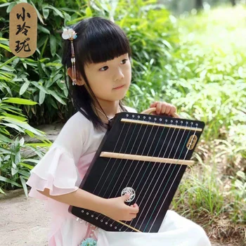 Guzheng Piršto Mokymo Priemonė 21 /14 Stygos Profesinės Pusės Prietaisas Nešiojamas Mini Zither