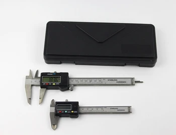 0-150mm 0-100mm Elektros Skaitmeninis Slankmatis LCD Indikatorius Staliuko Valdovas Matavimo Įrankiai