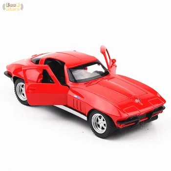 1:32 Žaislas Automobilių Corvette Race Metalo Žaislas Lydinio Automobilių Diecasts & Žaislinės Transporto Priemonės Automobilio Modelio Miniatiūra Masto Modelio Automobilių Žaislai Vaikams