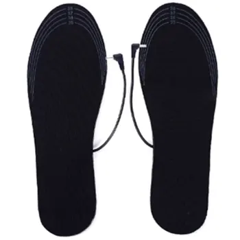 1 Pora Elektriniai Veidrodėliai Batų Vidpadžiai Šiltos Kojinės Kojų Šildytuvas USB Koja Žiemą Šilčiau Pagalvėlės Pėdų Masažas Šildymo Pagalvėlės Dropshipping
