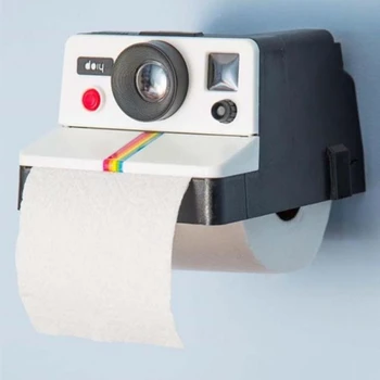 1 Vnt kūrybos Retro Kino Kamera Formos Įkvėpė Audinių Dėžės Vamzdis Tualetinio Popieriaus Ritinėlio Laikiklis Dėžutė Vonios kambario Aksesuarai