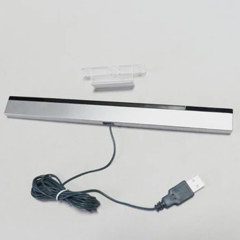 10 VNT. Aukštos kokybės USB Simuliatorius valdytojas GamepadsWired Infraraudonųjų SPINDULIŲ Signalo Spindulių Jutiklis Baras/Imtuvas Wii Remote
