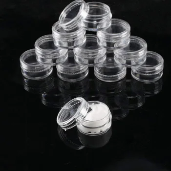 100 Vnt 5 ml skaidraus Plastiko Vazonas Stiklainius Kosmetikos Konteineriai ėminių Talpyklos Mini Butelis SAL99