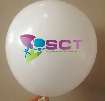 1000pcs Užsakymą balionas spausdinimo skatinimo ballon logotipas atspausdintas ant balionų 1.5 g globos blanco Greitas laivas per EMS / DHL