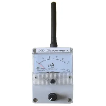 100K-1000MHz Lauko Stiprumo Indikatorius Metrų, su Antena Didelis Jautrumas Reguliuojamas Žymiklį Amplitudės RF Signalo Lygio Matuoklis