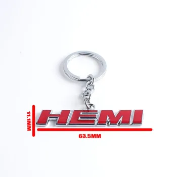 10vnt 3D Automobilių Keychain HEMI Logotipą RAM 1500 2500 3500 Jeep Dodge Challenger Automobilį Priedai