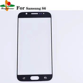 10vnt\daug TouchScreen Samsung Galaxy S6 G920 G920F / S7 G930 LCD ekranas Išorinis lietimui Ekranas stiklinis Lęšis Pakeitimo