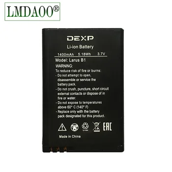1400mAh Naujos baterijos Pakeitimo DEXP Larus B1 Mobiliojo telefono baterija + Sekimo Kodas