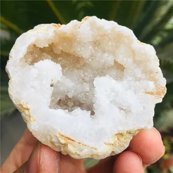 1PC Natūralaus krištolo, Agato sumažinti kristalų sankaupos gydymo akmuo Reiki mineralinių mėginių kvarco 