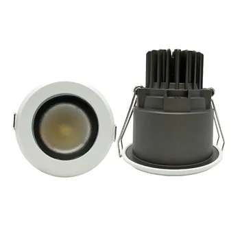1pcs /daug Įterptųjų LED atspari vandeniui Ip65 cob lubų 12W AC85-265V Vonios kambarys, Virtuvė Viešbutis dušo kambarys LED downlight