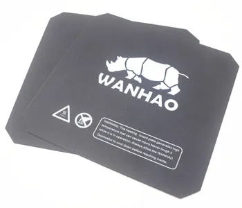 1pcs Kokybės Wanhao popierinės kopijavimo aparatų matricos I3 juoda Šildomos lova kilimėlis Spausdinti Paviršius/įklija, Wanhao i3 Anet 3D Spausdintuvas Lipdukas Statyti Lapas