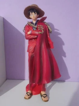 20-metį Vienas Gabalas POP Galutinis Karaliaus Raudonas Apsiaustas Luffy Veiksmų Skaičius, Sanji Zoro CP Kolekcines Modelis Žaislas