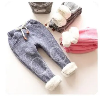 2017 m. Žiemos Kūdikių Šiltas Kelnes Sustorėjimas Vaikams Šiltos Kelnės Footless Naujų Megztiniai Kelnės, Dydis 0-4Years Kūdikių Mergaitės