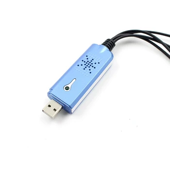 2018 USB 2.0 Video Capture Card Konverteris Audio Video Grabber Adapteris TV Imtuvas Kompiuteryje Win XP 7 8 10 NTSC, PAL
