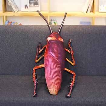 2019 Instagram Šilčiausias Kūrybos Modeliavimas 3D Spausdinimo Tarakonai Pliušinis Žaislas Vabzdžių Pagalvė Pagalvėlės Žaislas Vaikams, Gimtadienio Dovana
