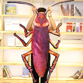 2019 Instagram Šilčiausias Kūrybos Modeliavimas 3D Spausdinimo Tarakonai Pliušinis Žaislas Vabzdžių Pagalvė Pagalvėlės Žaislas Vaikams, Gimtadienio Dovana