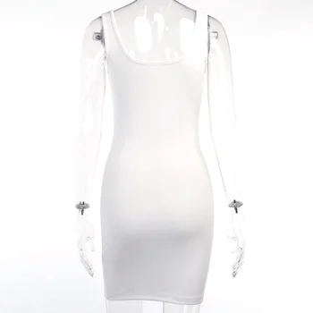 2020 Seksualus Ruched Mini Suknelė Moterims Juoda Balta Slim Clubwear Šalis Suknelė Elegantiška Panele Suknelės Vasaros Bakas Suknelės Femme Drabužiai