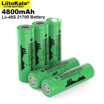 2021 NAUJAS LiitoKala Lii-48S), 3,7 V 21700 4800mAh, li-lon Akumuliatorius 9.6 galia 2C Normų Įvykdymo trijų komponentų ličio baterijos