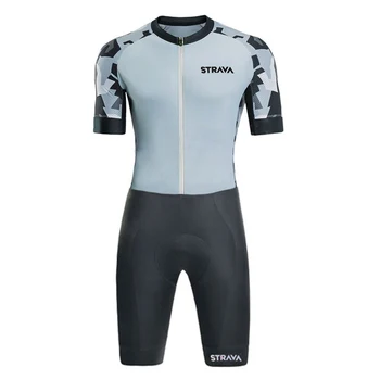 2021 Strava Profesija vienas gabalas dviračių kostiumas Triatlonas culote ciclismo hombre gelio 20D gelio Dviratį dviračiu Skinsuits Jumpsuit