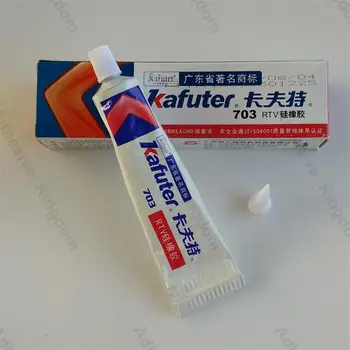 2vnt Kafuter 45g K-703 silikono guma RTV silikono guma elektroninis klijų didmeninė balta
