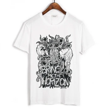 31 dizaino Harajuku Elnias atnešė Man Horizontas Roko Prekės marškinėliai 3D fitneso Hardrock sunkiųjų Metalų streetwear BMTH riedlentė