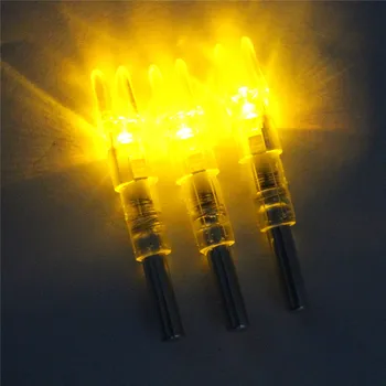 3pcs/6pcs Automatiškai Apšviesta Bow String Aktyvuotas LED Apšviesta Nock Už .244 colių 6,2 mm vidinis Skersmuo Fotografavimo Medžioklė