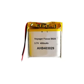 400mAh AHB403029 daugkartinio Įkrovimo Baterija Plantronics Voyager Dėmesio B825 