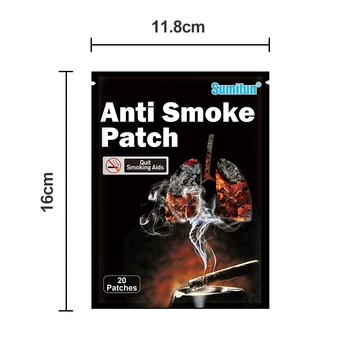 40pcs/Daug Mesti Rūkyti Natūralus Ingredientas Stabdžių Dūmų Pleistras Sustabdyti Dūmų Kinų Žolelių Medicinos Gipso D3505