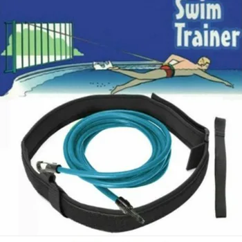 4m Plaukti Atsparumas Pririšti Baseinas Plaukti Mokymo Diržai Diržai Statinio Plaukimo Bungee Diržas Stacionarių Pasipriešinimo Rengimo
