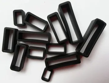 4PCS 12mm kaip 14mm 16 mm 18 mm 20 mm, 22 mm, 24 mm, naujas aukštos kokybės silikono guma diržo kilpos laikrodis mažų gumos juosta Spintelę sėdynės RK36
