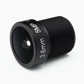 5MP HD 3.6 mm Fiksuoto Iris 92° plataus kampo IR Valdybos CCTV Lens M12 pridėti 650nm 850nm 940nm, Filtras IR dėl CCD ir IP Kamera
