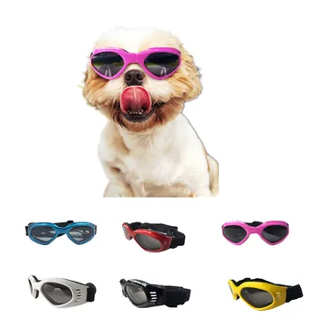6 Spalvos, sulankstomas šunelis akiniai Akis dėvėti vidutinis Didelis Šuo pet akinius Pet akių dėvėti slidinėjimo Šuo, Apsauga, Apsauginiai, Akiniai nuo saulės, UV