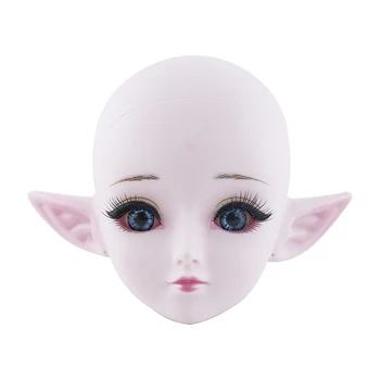 60cm Kamuolys, Šlifuota Lėlės 1/3 BJD Nuogas Lėlės Kūno Elf, Kad Iki BJD Doll Priedai Mėlyna /Juoda Akis 
