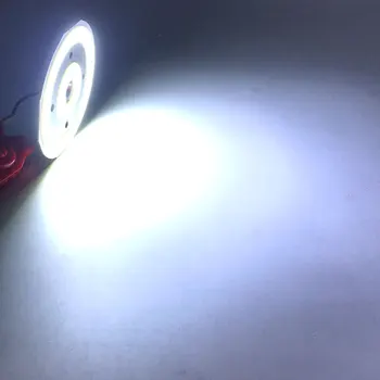 65mm Žiedas aplink 12V COB LED Lemputė 20W DC12V Grynas Šalta Balta LED Lemputė 