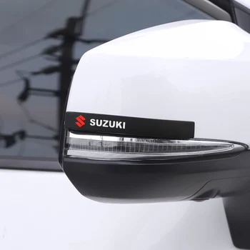 6Pcs Automobilio Duris galinio vaizdo Veidrodis Anti-susidūrimo Barų Raštas Lipdukai Suzuki Jimny Swift Vitara Samurajus SX4