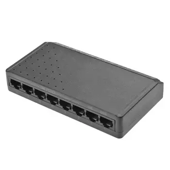 8 Uostų 6+2 PoE Switch Purkštuvas Power Over Ethernet be Maitinimo Adapteris Šeimos Tinklo Sistema