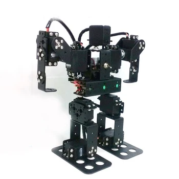 9 Dof Humanoidų Šokių Robotas / Metalo Kūrimo Bloką Bipedal Vaikščioti Robotas / Mokymo 
