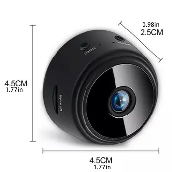 A9 Mini Dydžio Belaidžio WiFi Kamera, 1080P DVR Naktį Judesio Aptikimo mažo Dydžio, Plataus Kampo Magnetinė vaizdo Kamera