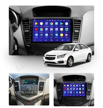 Android 10.0 GPS Navigacija Radijo Grotuvas už Chevrolet CRUZE 2012-m. Vaizdo Grotuvas Stereo Headuint nemokamai Pastatytas Carplay dsp