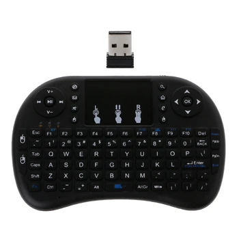 Anglų 2,4 GHz Belaidžio ryšio i8 Klaviatūra, Touchpad Skristi Oro Pelė, Skirta 