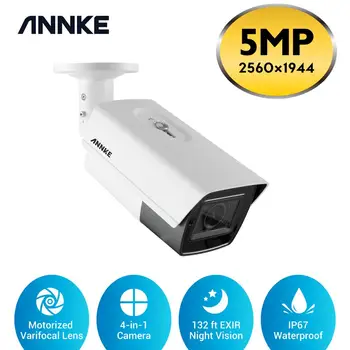 ANNKE 5MP Laidinio Apsaugos Kamera, Lauko 5X Optinis Priartinimas 130 pėdų Aukščiausios Infraraudonųjų spindulių Kulka Saugumo Kameros