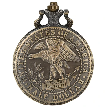 Antikvariniai Jungtinių Amerikos valstijų monetų Morgan Pusę Dolerio Kopijuoti E PLURIBUS UNUM Bronzos Replika Monetų Kvarco Kišeniniai