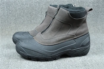 Atsargų Šalinimas! Žieminiai natūralios odos vaikščiojimo batai vyrams, vandeniui 3M thinsulate thermolite kelionėse medžioklės sniego batai-35C