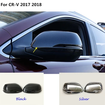 Automobilių priedai, išoriniai galinio vaizdo Šoniniai Veidrodėliai Padengti klijuoti apdailos rėmas lempos 2vnt/komplektas Honda CRV CR-V 2017 2018