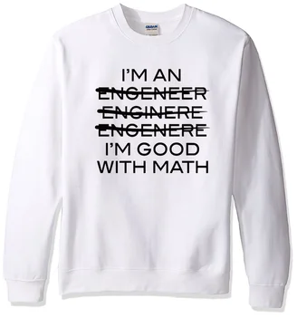 Aš esu Inžinierius, aš esu Gerai Matematika 2019 vyriški sportiniai pavasario žiemos hoodies palaidinukė vyrų mados atsitiktinis sportiniai kostiumai harajuku