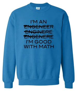 Aš esu Inžinierius, aš esu Gerai Matematika 2019 vyriški sportiniai pavasario žiemos hoodies palaidinukė vyrų mados atsitiktinis sportiniai kostiumai harajuku