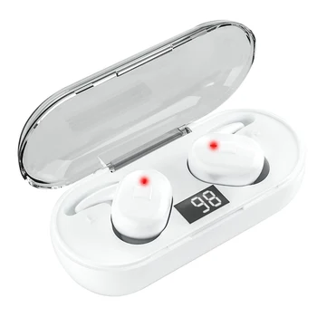 Belaidžio 4D stereo laisvų rankų įranga aktyvių žaidimų ausinės Q1 TWS 5.0 