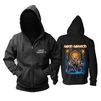 Bloodhoof Amon Amarth Sunkiųjų metalų juodųjų vyrų medvilnės Hoodie Azijos Dydis