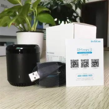 Broadlink Originalus RM Mini3 Juodųjų Pupelių WF IR Smart Home APP Nuotolinio Valdymo Alexa 