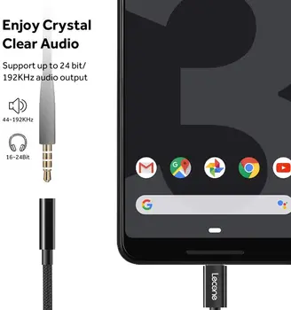 C tipo 3,5 mm Ausinių Adapteris, USB C iki Aux Audio Kabelis Samsung Note 10 Plius S20 Ultra 